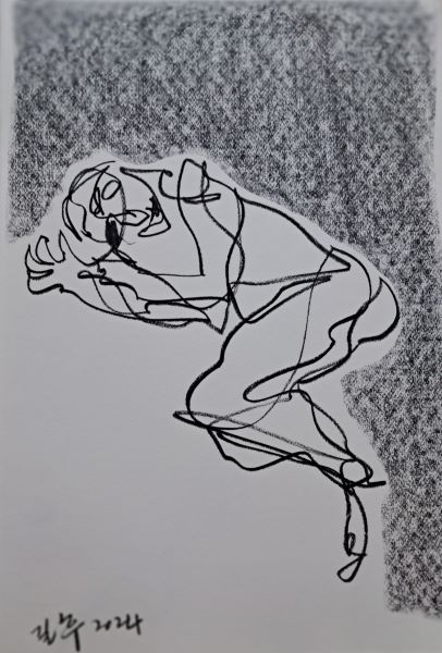 [2024] Untitled, Graphite on paper, Size Unknown